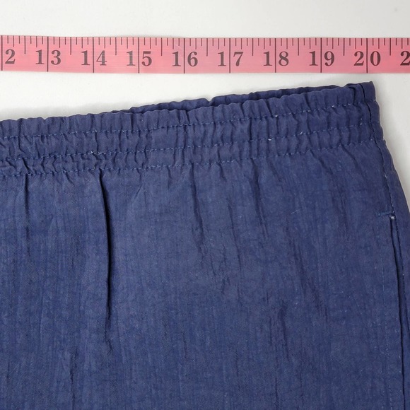 Vintage 90s Adidas Lined Men's Nylon Shorts Large Navy Trefoil Soccer Running - Picture 5 of 7